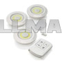 Светодиодный сенсорный ночник с пультом LED Light with Remote Control набор 3 шт